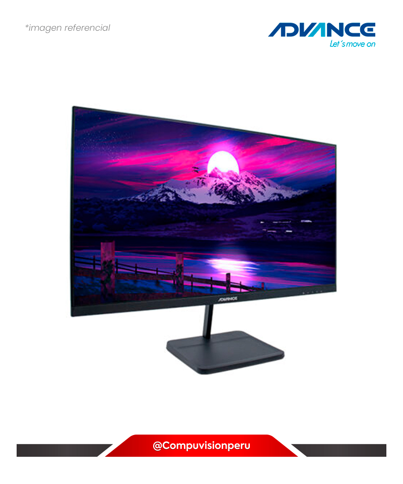 MONITOR 23.8 FHD IPS ADVANCE ADV-2454S 1080P 144HZ 1MS HDMI DP