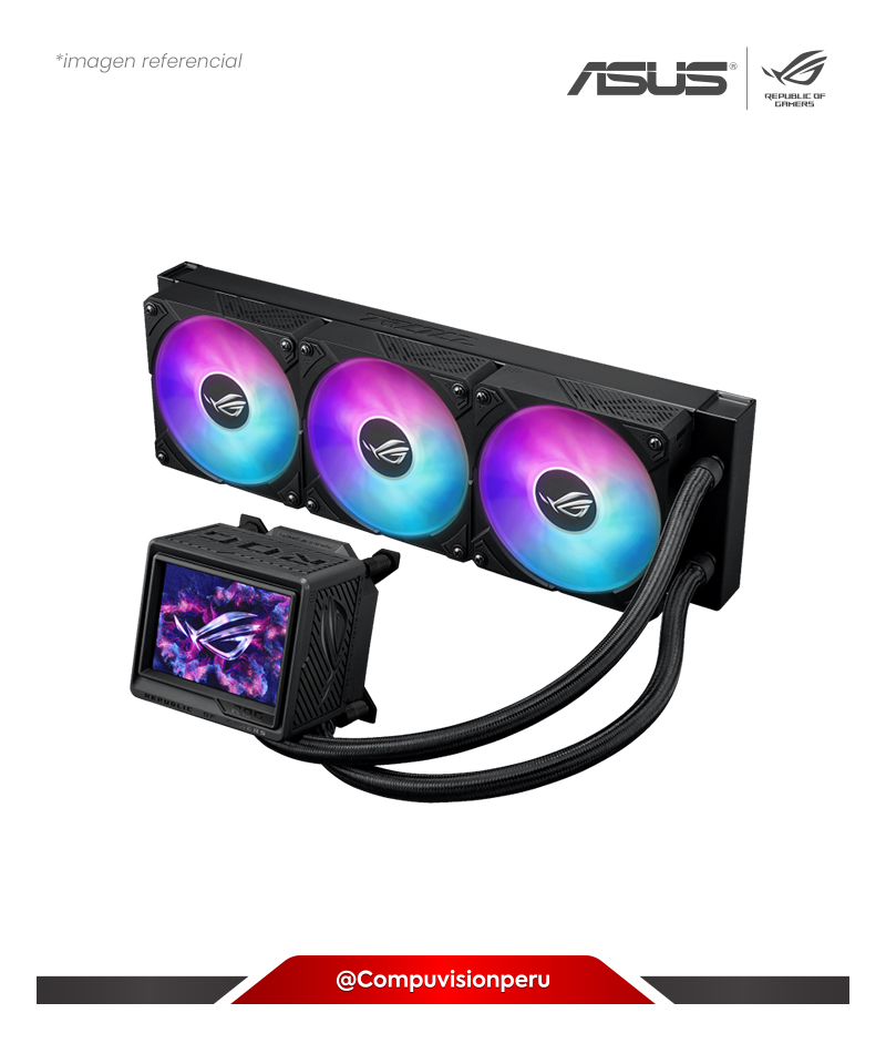 COOLER DE CPU ASUS ROG RYUJIN III 360 ARGB EXTREME ALUMINIO AMD INTEL