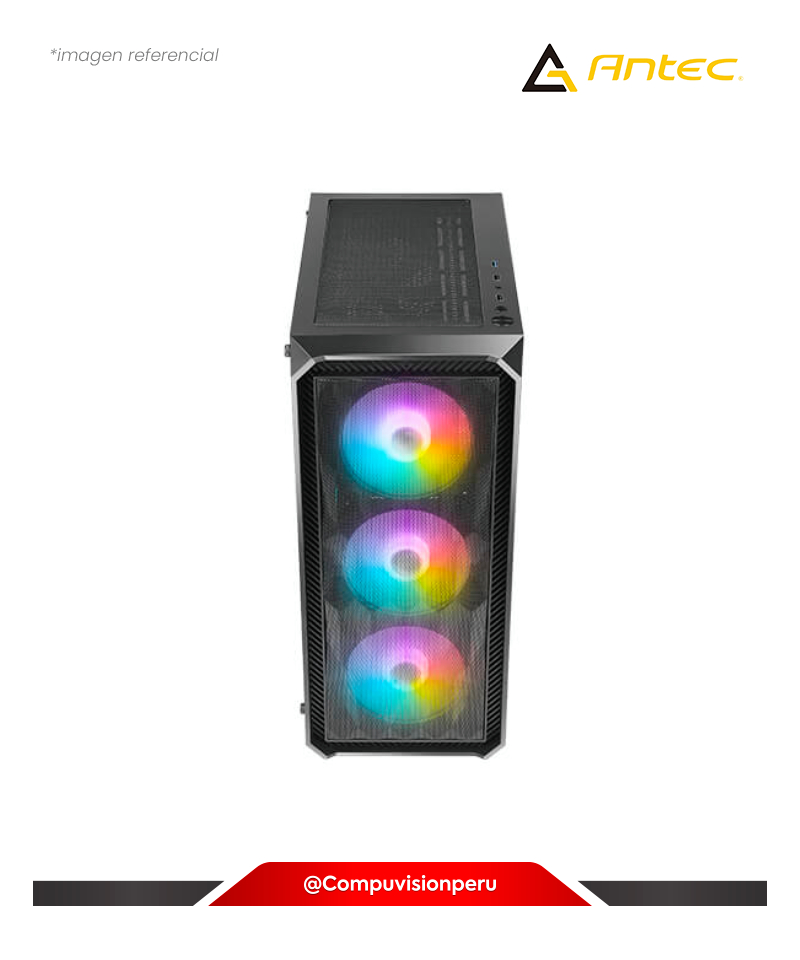 CASE ANTEC NX292 ELITE BLACK 4 FAN ARGB VIDRIO TEMPLADO S/FUENTE 0-761345-81009-8