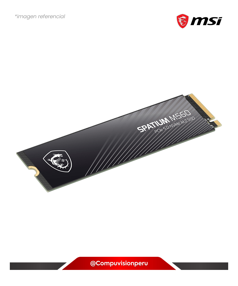 DISCO SOLIDO SSD 1TB MSI SPATIUM M560 PCIE 5.0 NVME M.2 2280 3D NAND S78-440L0F0-P83