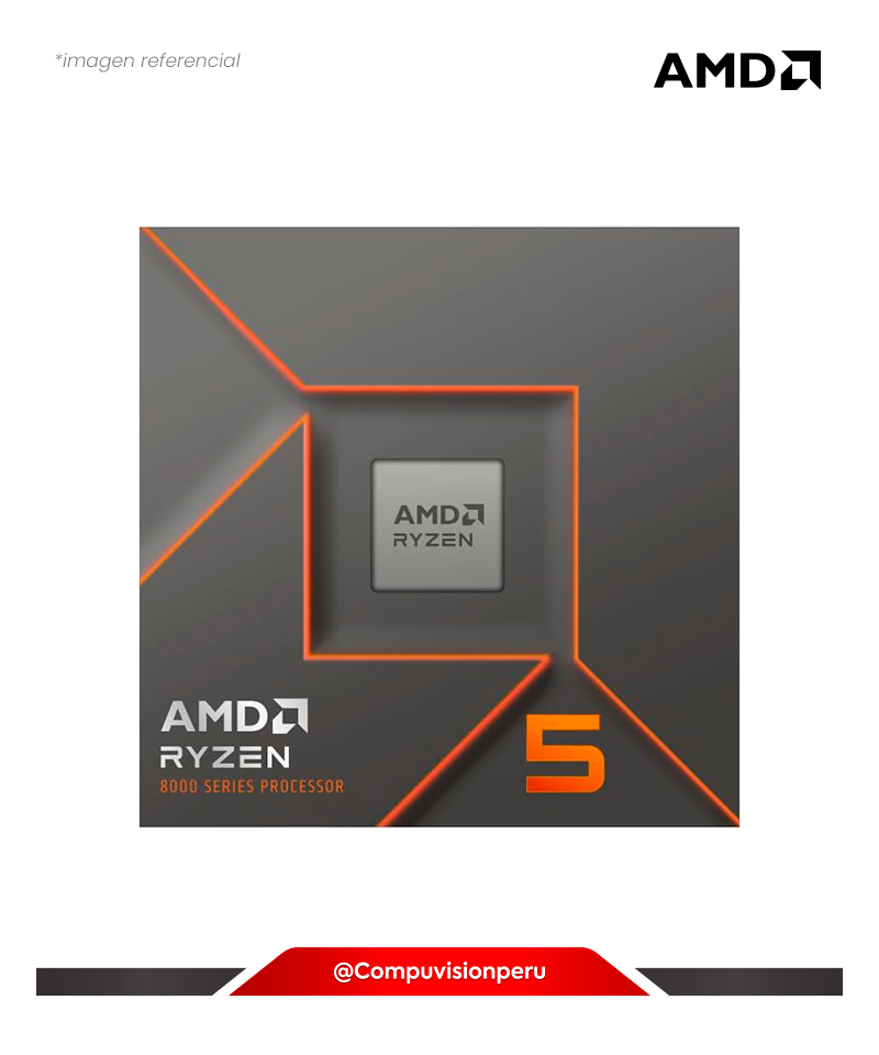 CPU AMD RYZEN 5 8400F AM5 6N 12TH 4.2GHZ 16MB TURBO CORE 4.7GHZ S/G TDP 65W