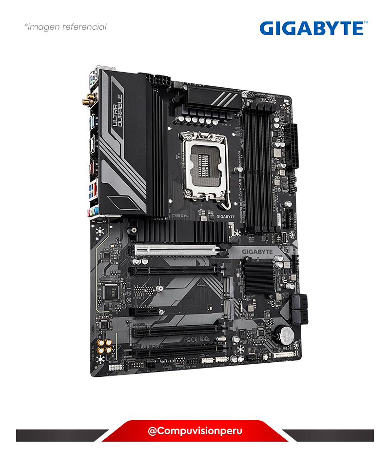 PLACA GIGABYTE Z790 D AC INTEL Z790 LGA1700 DDR5 HDMI DP BLUETOOTH M.2 SATA 6G ATX Z790-D-AC