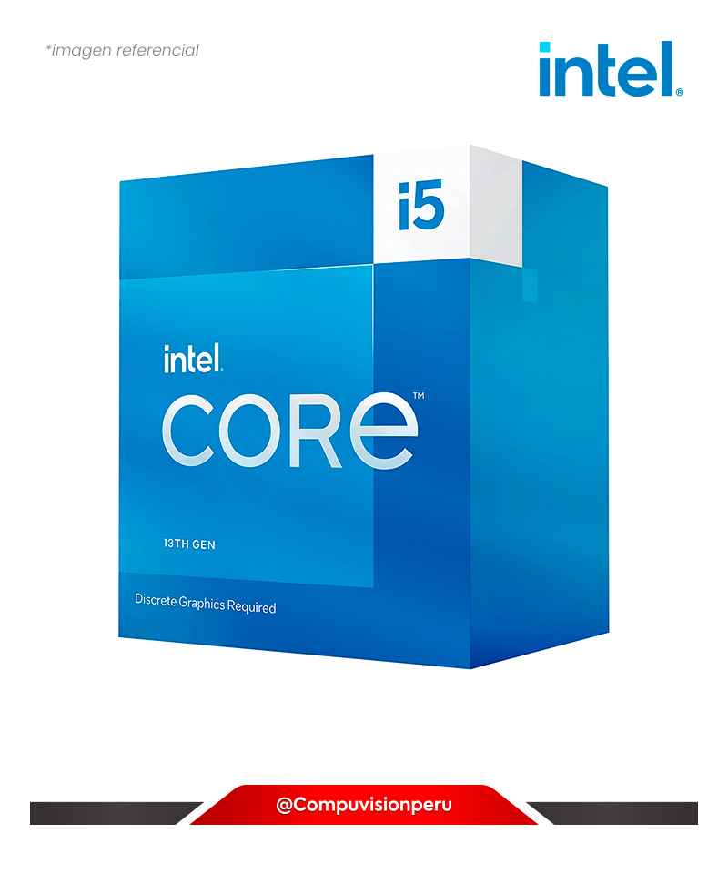 CPU INTEL CORE I5-13400F 10-CORE (6P+4E) 20MB LGA 1700 2.50GHZ TDP 65W S/G TURBO CORE 4.60GHZ