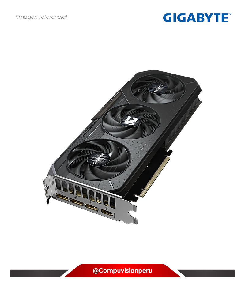 VIDEO GIGABYTE GEFORCE RTX 5060 GAMING OC 8G 8GB GDDR7 CUDA 3840 128-BIT PCI-E 5.0 HDMI DP GV-N5060GAMING OC-8GD