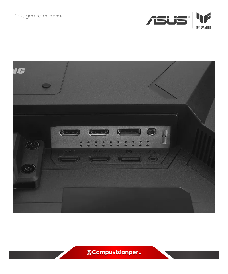 MONITOR 24 VA ASUS TUF GAMING VG247Q1A 1080P 165HZ 1MS HDMI DP