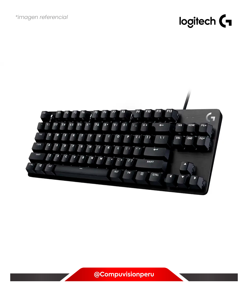 TECLADO LOGITECH G413 TKL SE BLACKLIGHT MECHANICAL GAMING BLACK 920-010442