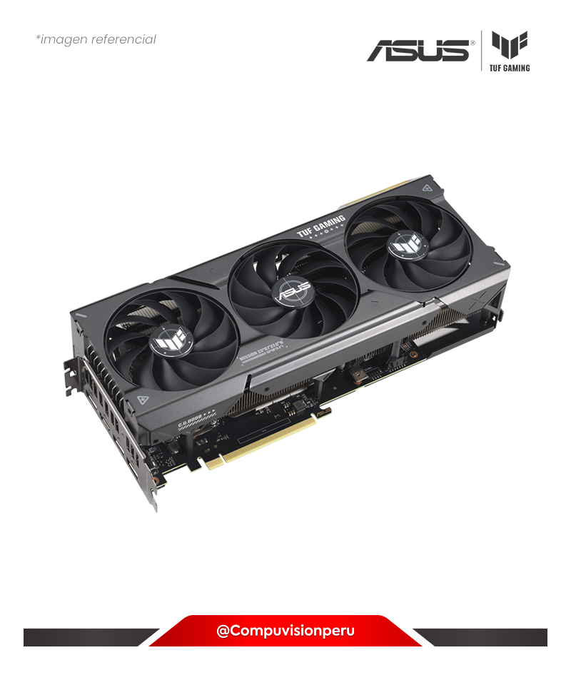 VIDEO ASUS TUF GAMING GEFORCE RTX 4070 12GB GDDR6X OC EDITION CON DLSS 3 CUDA 5888 192-BIT HDMI DP ARGB TUF-RTX4070-O12G-GAMING