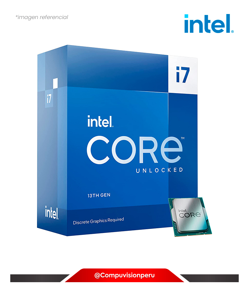 CPU INTEL CORE I7-13700KF 16-CORE (8P+8E) 30MB 3.4 GHZ LGA 1700 S/G 125W TURBO CORE 5.4GHZ