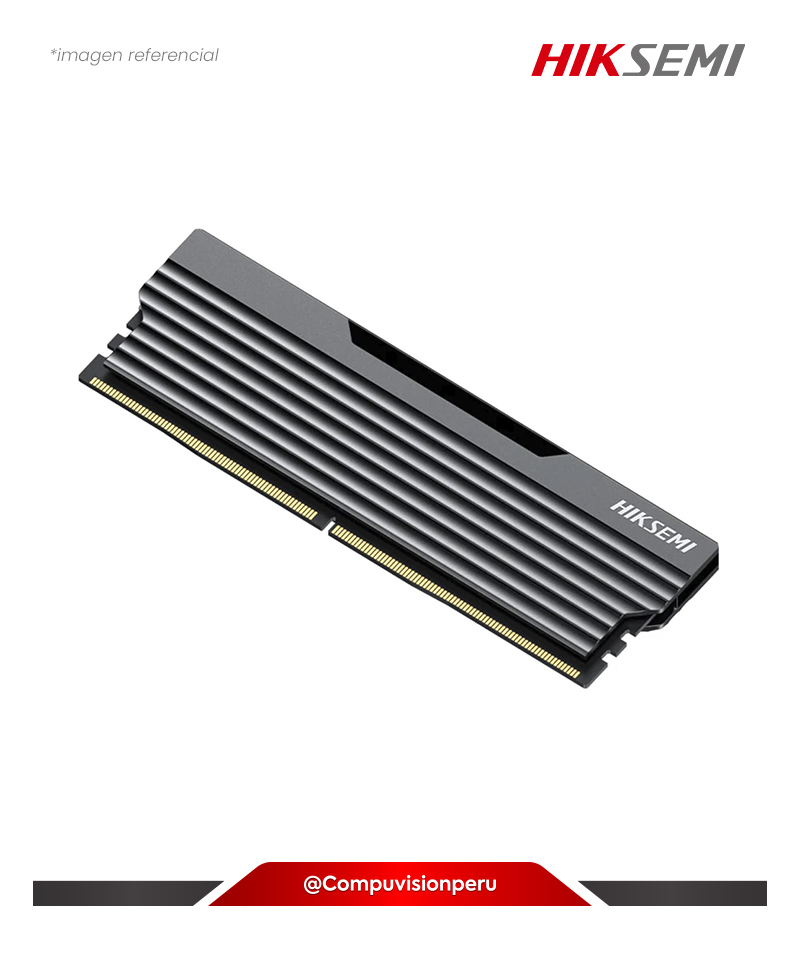 MEMORIA 16GB DDR5 BUS 5600MHZ HIKSEMI FUTURE BLACK CL46 1.25V HSC516U56C2-16G