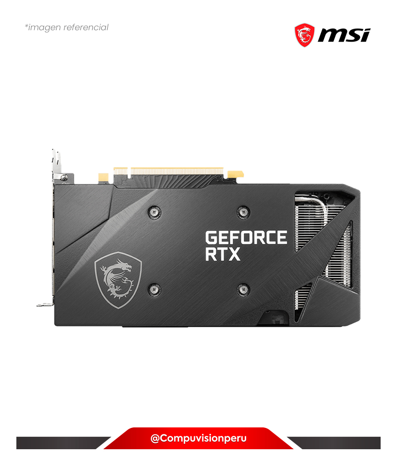 VIDEO MSI GEFORCE RTX 3060 VENTUS 2X 12G OC 12GB GDDR6 CUDA 3584 192-BIT HDMI DP