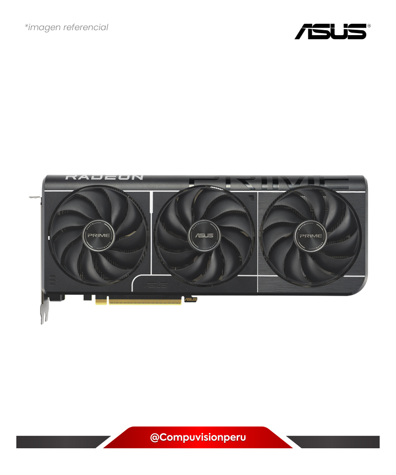 VIDEO ASUS PRIME RADEON RX 9060 XT 8GB GDDR6 OC EDITION SP 2048 128-BIT HDMI DP PRIME-RX9060XT-O8G