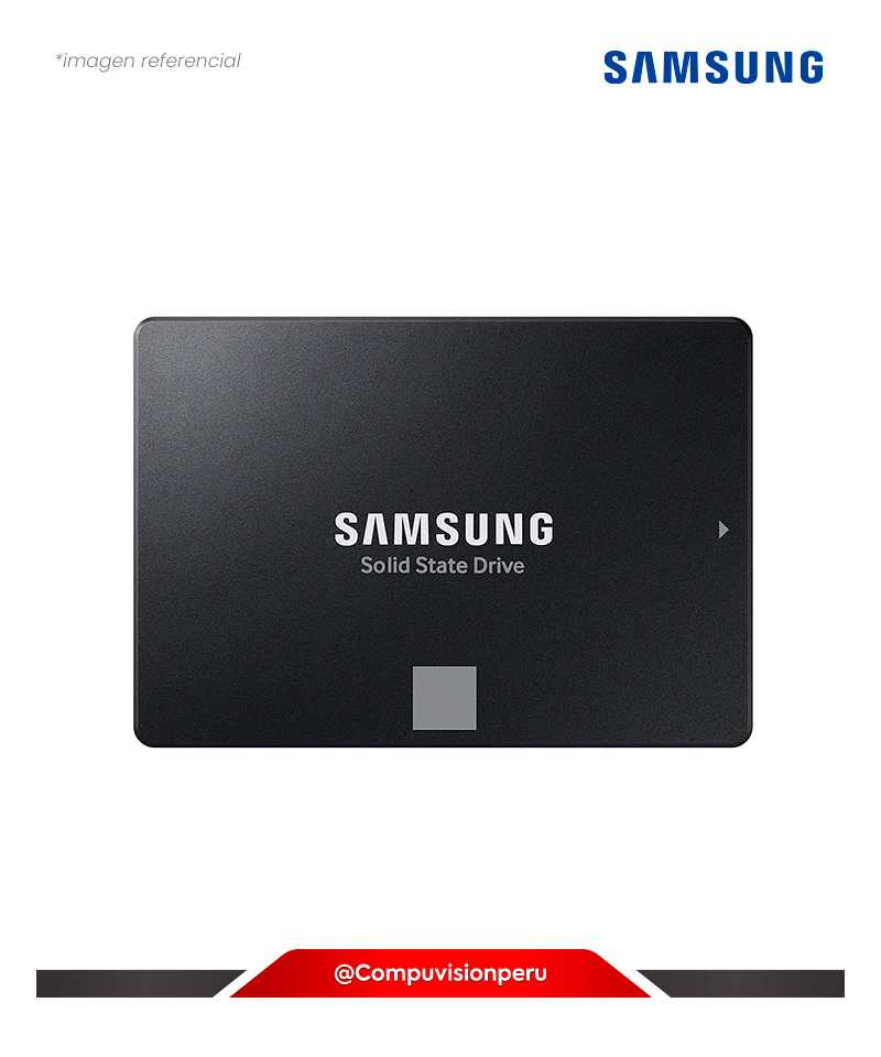 DISCO SOLIDO SSD 2TB SAMSUNG 870 EVO SATA 2.5 BLACK V-NAND GSRF MZ-77E2T0B/AM 400064571230