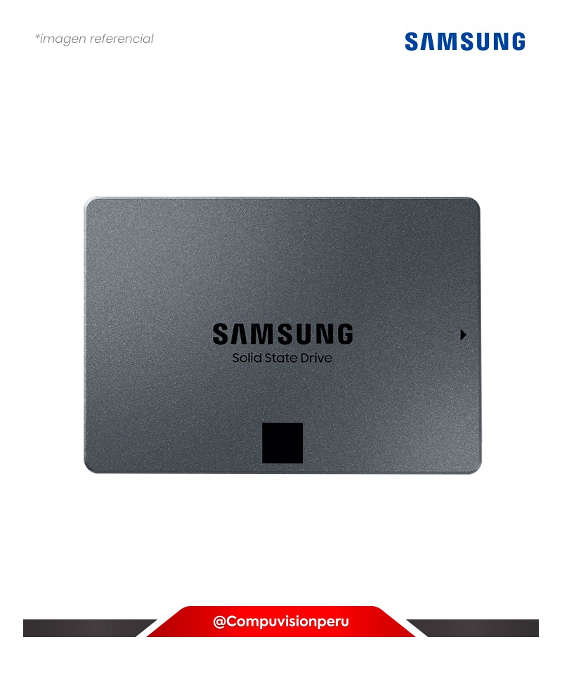 DISCO SOLIDO SSD 2TB SAMSUNG 870 QVO BLACK 2.5 SATA V-NAND MZ-77Q2T0B/AM 887276417875