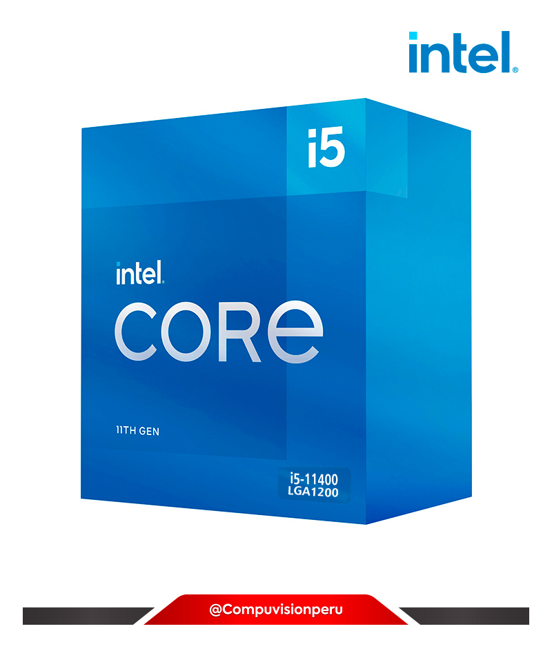 CPU INTEL CORE I5-11400 ROCKET LAKE 6/12 TH 2.6 GHZ LGA 1200 65W INTEL UHD GRAPHICS 730 TURBO CORE 4.40GHZ