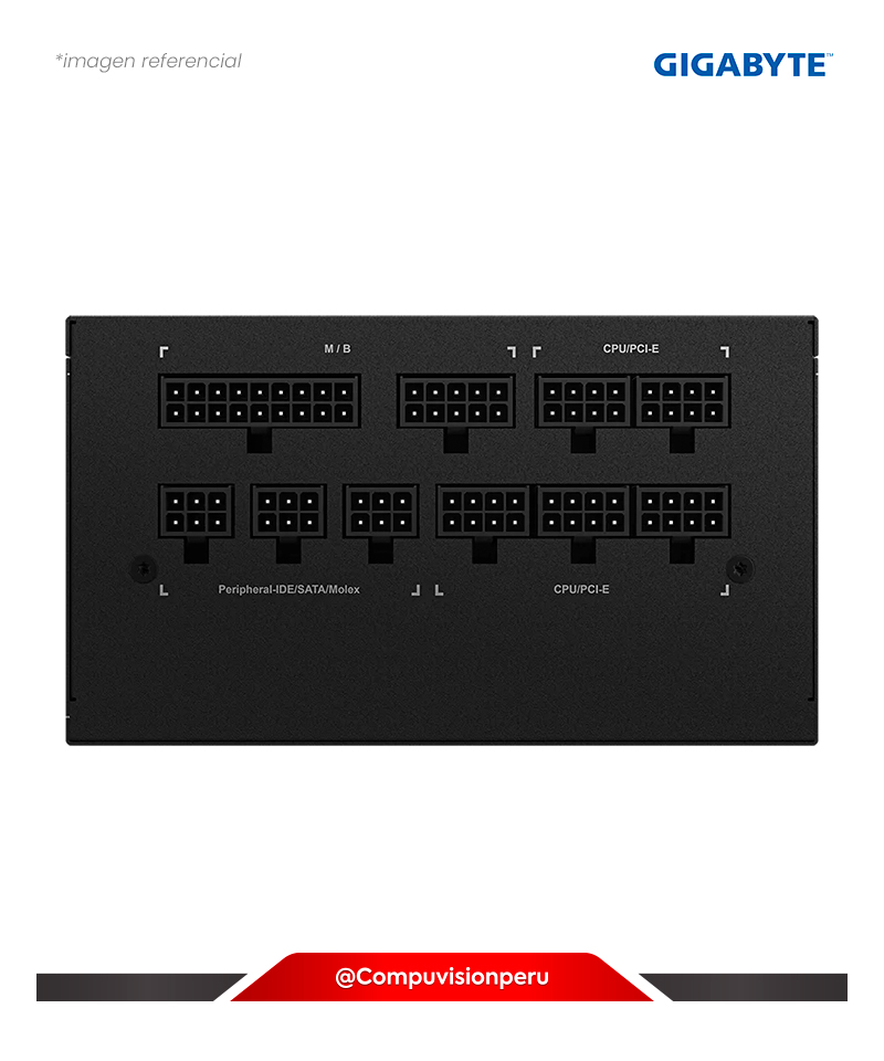 FUENTE 750W GIGABYTE GP-UD750GM 80 PLUS GOLD FULL MODULAR