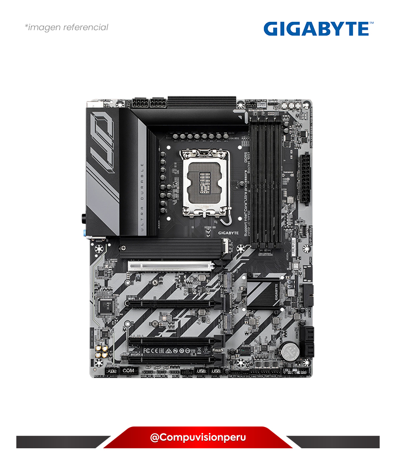 PLAVA GIGABYTE Z890 UD WIFI6E LGA 1851 INTEL Z890 DDR5 BLUETOOTH 5.3 M.2 SATA 6GB ATX