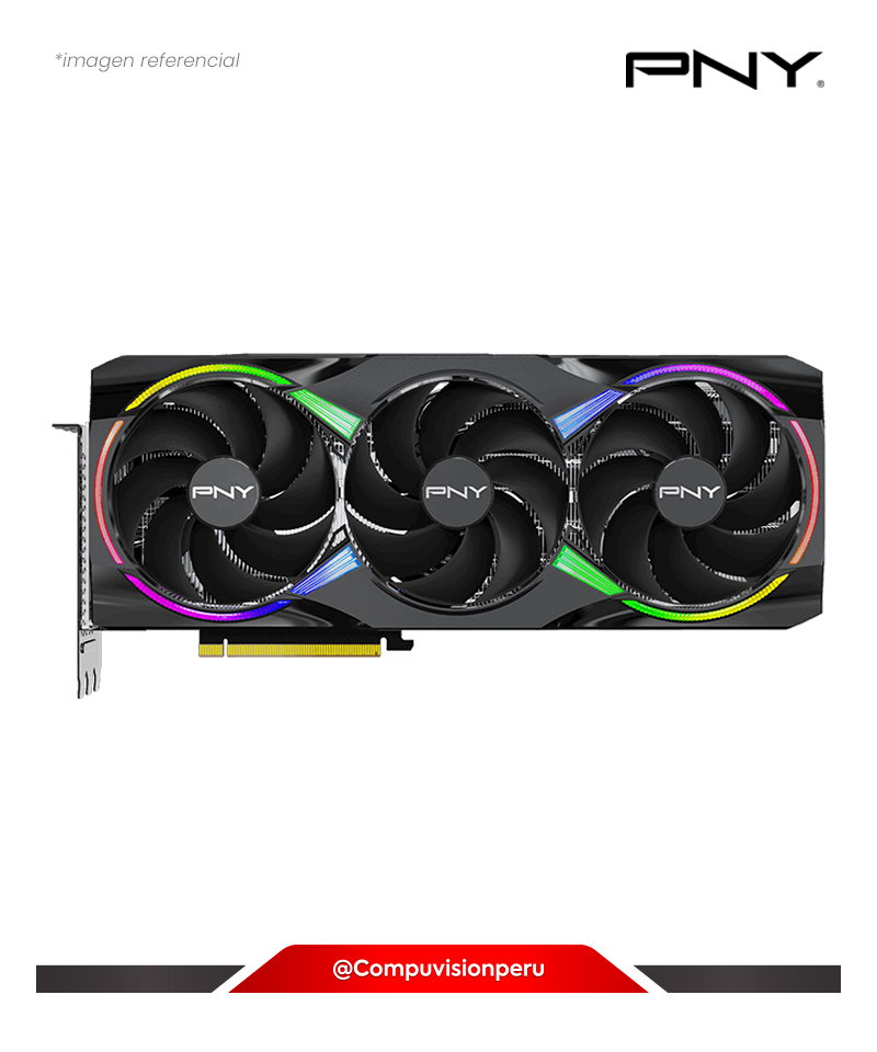 VIDEO PNY GEFORCE RTX 5080 OVERCLOCKED TRIPLE FAN GPU 16GB GDDR7 HDMI DP VCG508016TFXPBW1-O