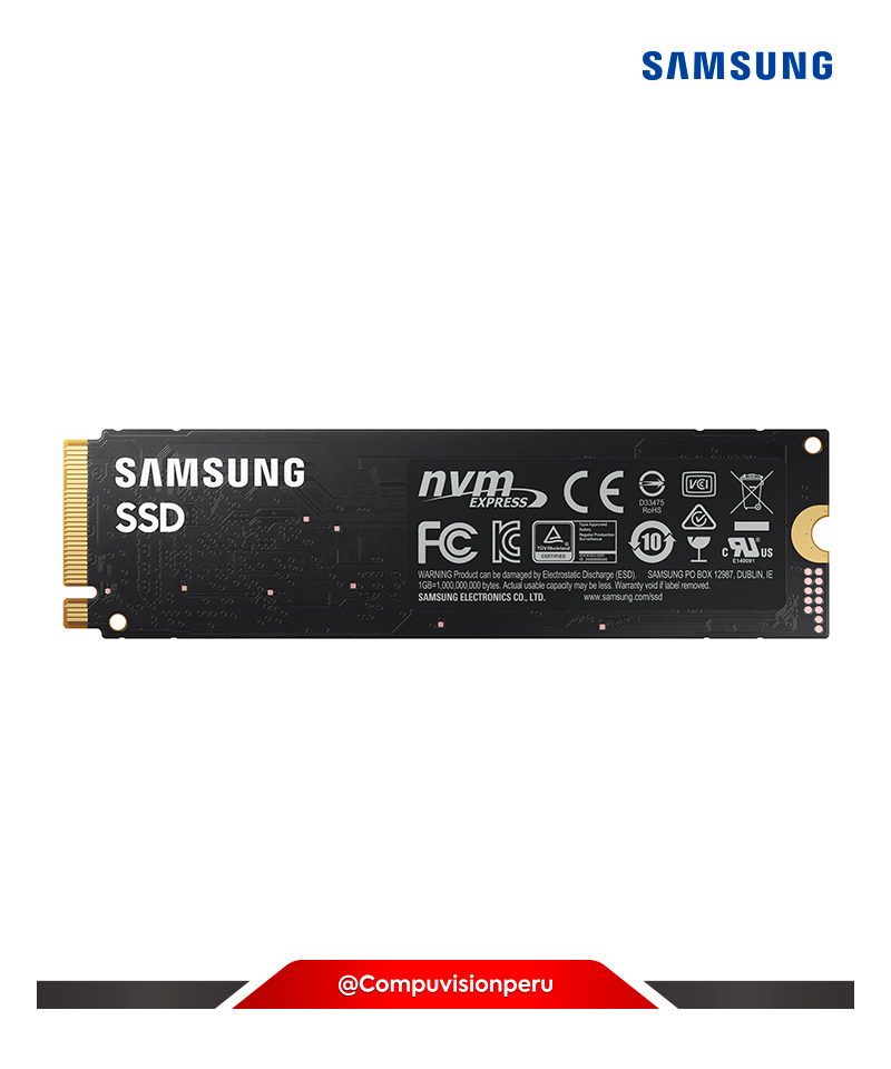 DISCO SOLIDO SSD 1TB SAMSUNG 980 M.2 2280 PCI-EXPRESS 3.0 X4 NVME 1.4 V-NAND MZ-V8V1T0B/AM
