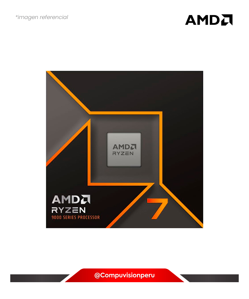 CPU AMD RYZEN 7 9700X AM5 8N 16TH 3.8GHZ 32MB TDP 65W AMD RADEON GRAPHICS TURBO CORE 5.5GHZ