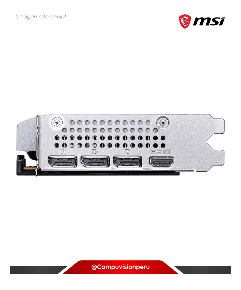VIDEO MSI  GEFORCE RTX 5060 8G VENTUS 2X OC 8GB GDDR7 CUDA 3840 128-BIT  G5060-8V2C