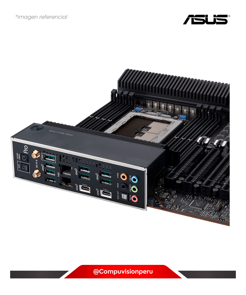 PLACA ASUS PRO WS WRX80E-SAGE SE WIFI AMD SWRX8 WRX80 RYZEN THREADRIPPER PRO EXTENDED DDR4 USB 3.2 GEN 2X2 TYPE-C E-ATX