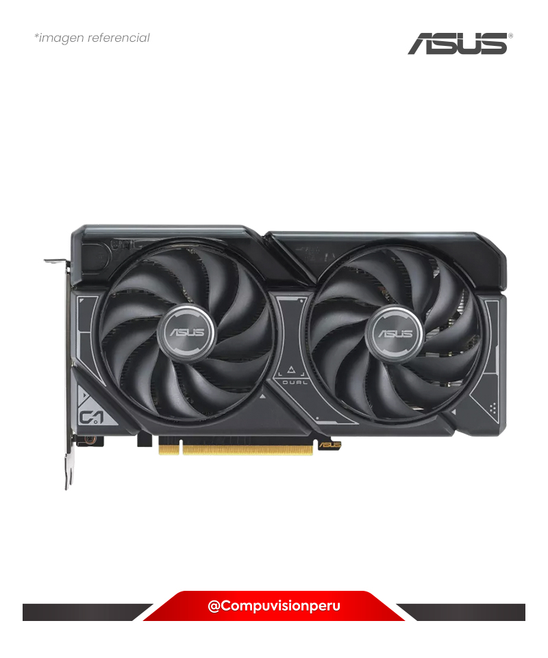 VIDEO ASUS DUAL GEFORCE RTX 4060 TI OC EDITION 16GB GDDR6 CUDA 4352 128-BIT HDM DP DUAL-RTX4060TI-O16G