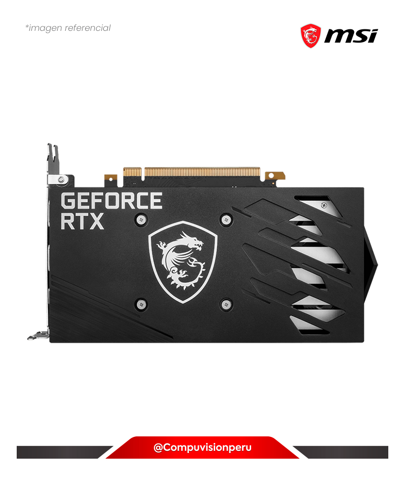 VIDEO MSI GEFORCE RTX 3050 GAMING X 6G 6GB GDDR6 2304 CUDA 96-BIT HDMI DP RTX-3050-GAMING-X-6G