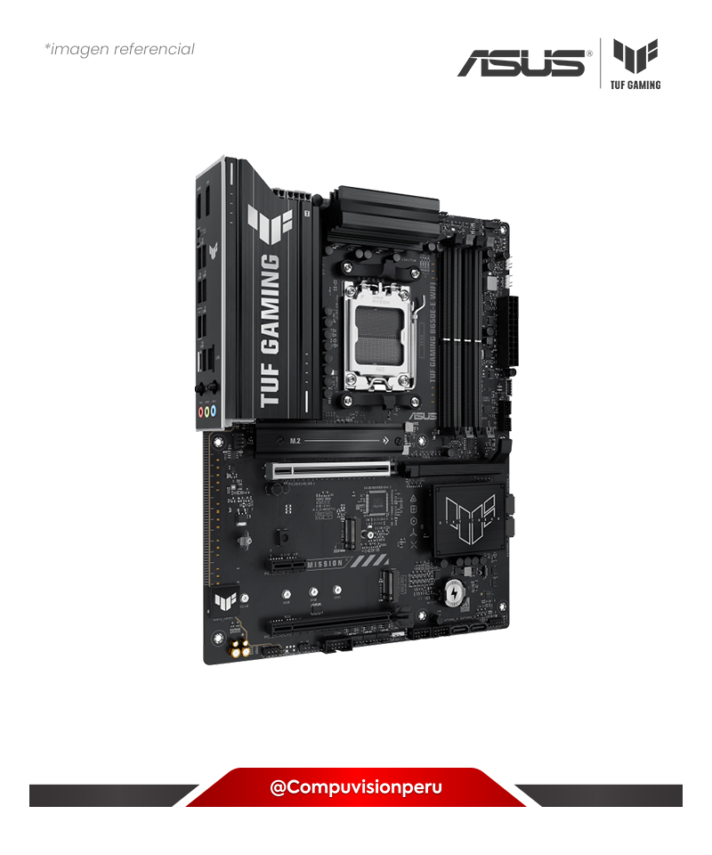 PLACA ASUS TUF GAMING B650E-E WIFI AM5 AMD B650 DDR5 HDMI DP M.2 SATA 6GB BLUETOOTH USB 10GB ATX