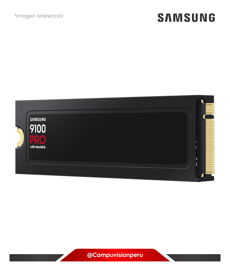 DISCO SOLIDO SSD 4TB SAMSUNG 9100 PRO CON DISIPADOR M.2 2280 V NAND TLC NVME 2.0 PCIEX 5.0X4 MZ-VAP4T0CW