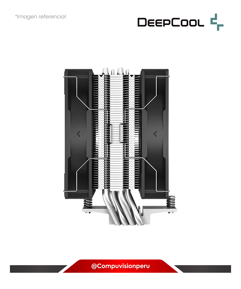 COOLER DE CPU DEEPCOOLAG400 PLUS BLACK INTEL AMD R-AG400-BKNNMD-G