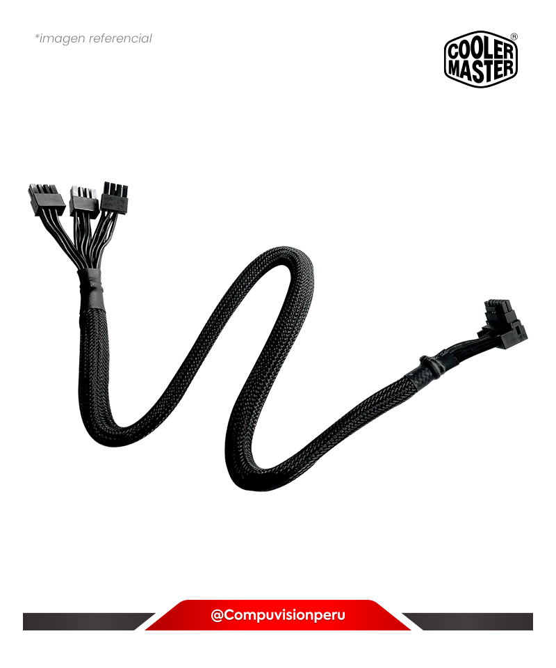 ADAPTADOR COOLER MASTER 90 GRADOS 3*8 PIN PCI-E A 12VHPW TIPO 2 CMA-NFPC16XXBK2-GL