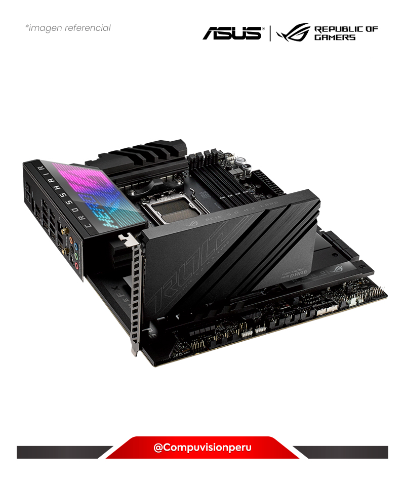 PLACA ASUS ROG CROSSHAIR X670E HERO WIFI 6E AM5 AMD X670 PCIE 5.0 DDR5 M.2 USB3.2 ATX