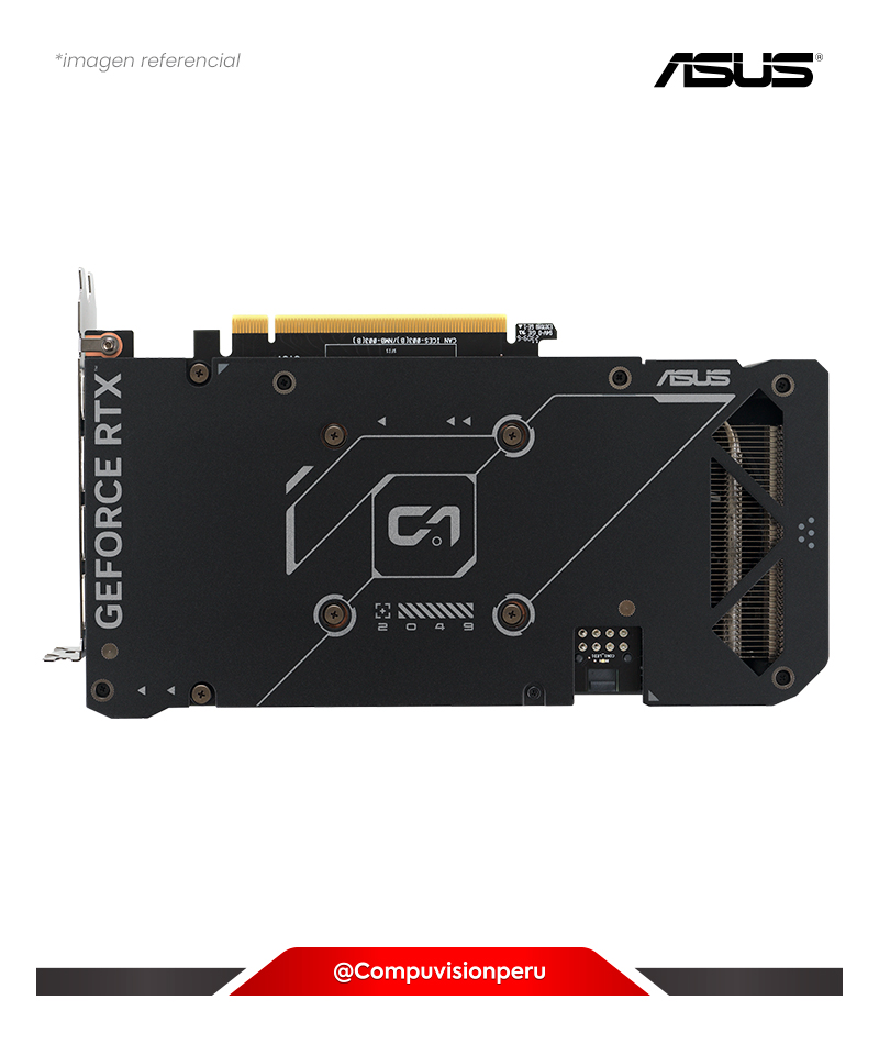 VIDEO ASUS DUAL GEFORCE RTX 4060 TI OC EDITION 8GB GDDR6 CUDA 4352 128-BIT HDMI DP DUAL-RTX4060TI-O8G