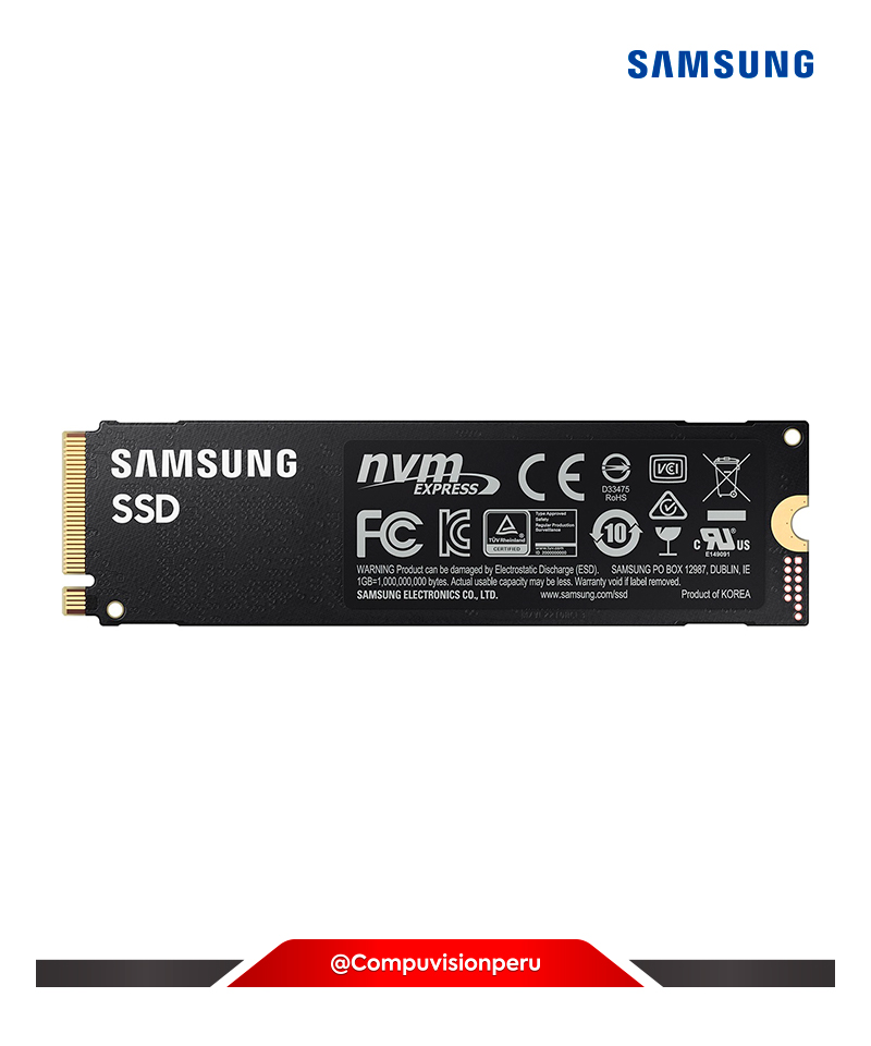 DISCO SOLIDO SSD 1TB SAMSUNG 980 PRO M.2 2280 PCI-EXPRESS GEN 4.0 X4, NVME 1.3 V-NAND MZ-V8P1T0B/AM