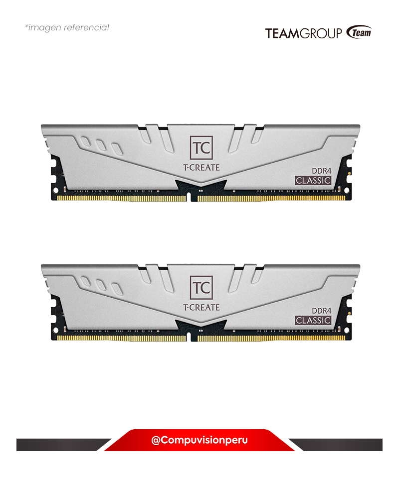 MEMORIA 32GB (16*2) DDR4 3200MHZ TEAMGROUP T-CREATE CLASSIC CL22 TTCCD432G3200HC22DC01