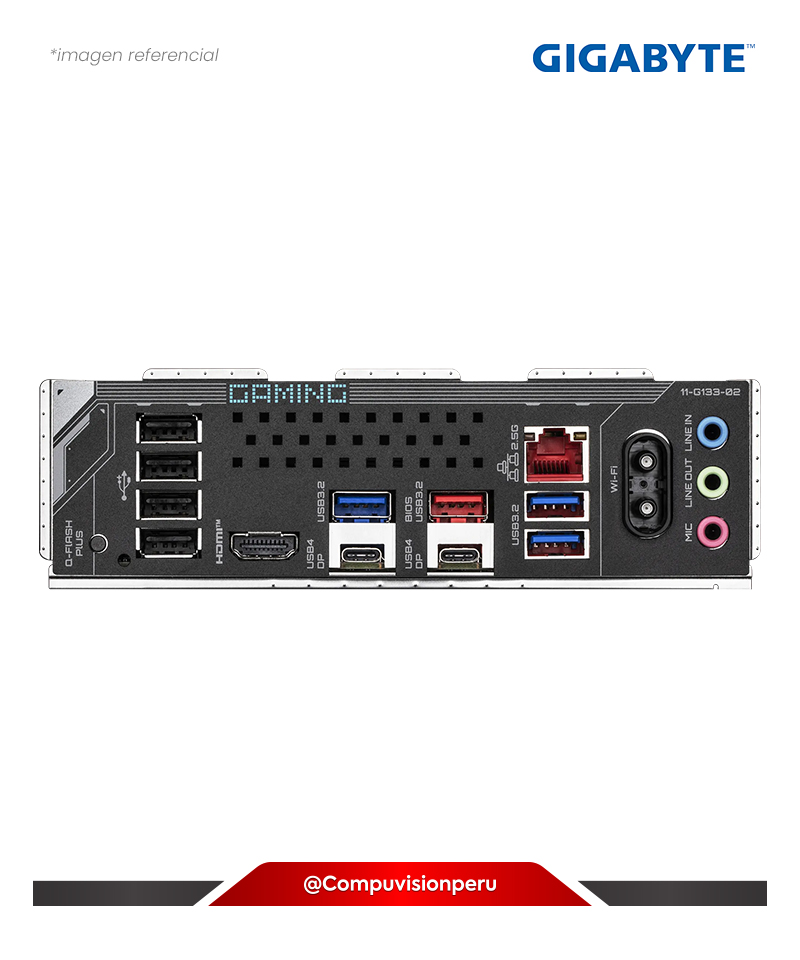 PLACA GIGABYTE X870 GAMING X WIFI7 AM5 AMD X870 DDR5 BLUETOOTH 5.4 M.2 SATA 6GB USB 3.2 ATX