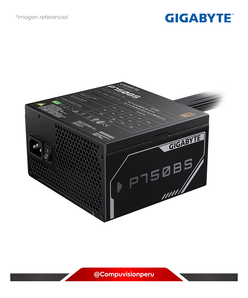 FUENTE 750W GIGABYTE GP-P750BS 80 PLUS BRONZE