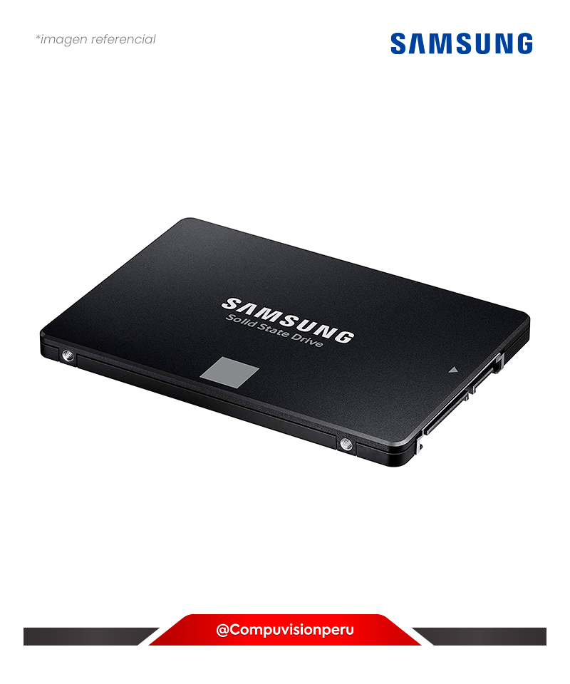 DISCO SOLIDO SSD 2TB SAMSUN 870 EVO BLACK SATA 2.5 V-NAND MZ-77E2T0B/AM