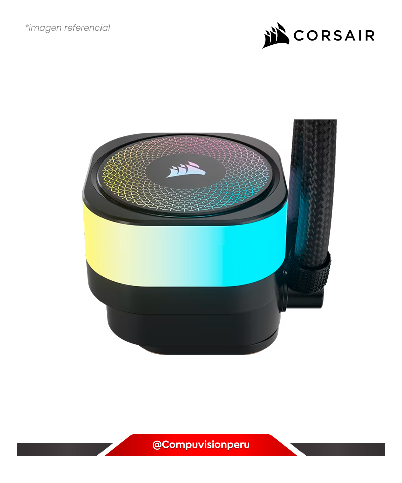 COOLER DE CPU CORSAIR ICUE LINK TITAN 240 RX RGB AIO BLACK INTEL AMD ALUMINUM CW-9061016-WW