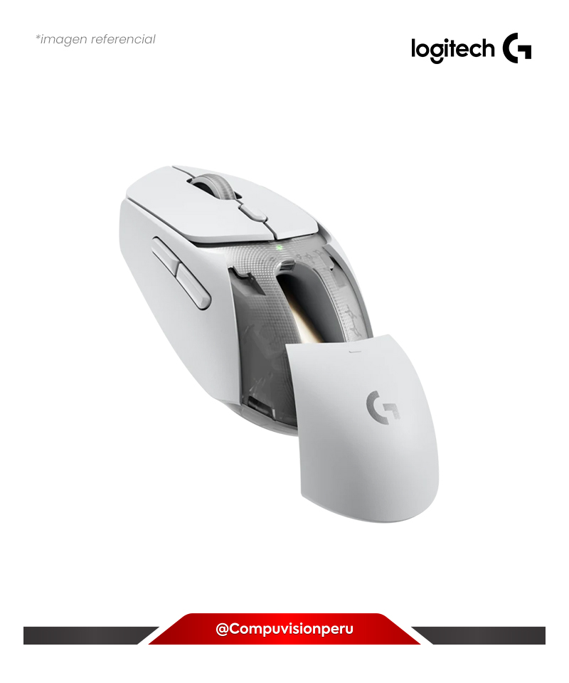 MOUSE LOGITECH G309 LIGHTSPEED WIRELESS/BT 25K DPI LIGHTFORCE WHITE 910-007206