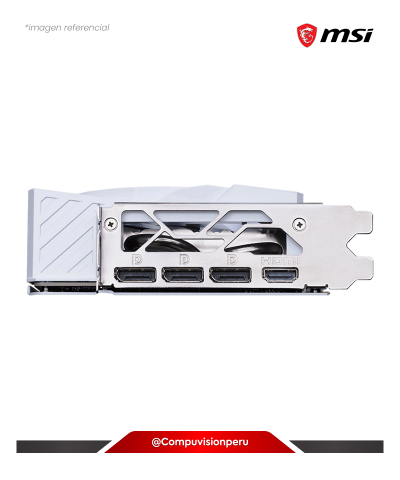 VIDEO MSI NVIDIA GEFORCE RTX 5070 TI 16G GAMING TRIO OC WHITE 16GB GDDR7 CUDA 8960 256-BIT HDMI DP G507T-16GTCW