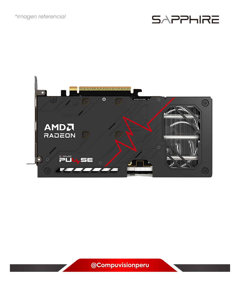 VIDEO SAPPHIRE PULSE AMD RADEON RX 9060 XT GAMING OC 16GB DUAL HDMI DP 11350-03-20G