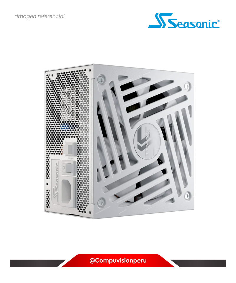 FUENTE 750W SEASONIC FOCUS GX WHITE ATX 3.1 80 PLUS GOLD FULL MODULAR SRP-FGX751-A5A32SFW