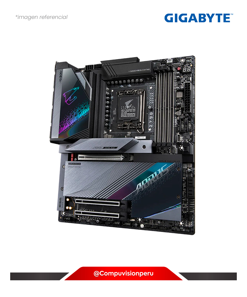 PLACA GIGABYTE Z790 AORUS MASTER INTEL Z790 LGA 1700 DDR5 HDMI DP M.2 SATA 6GB BLUETOOTH E-ATX