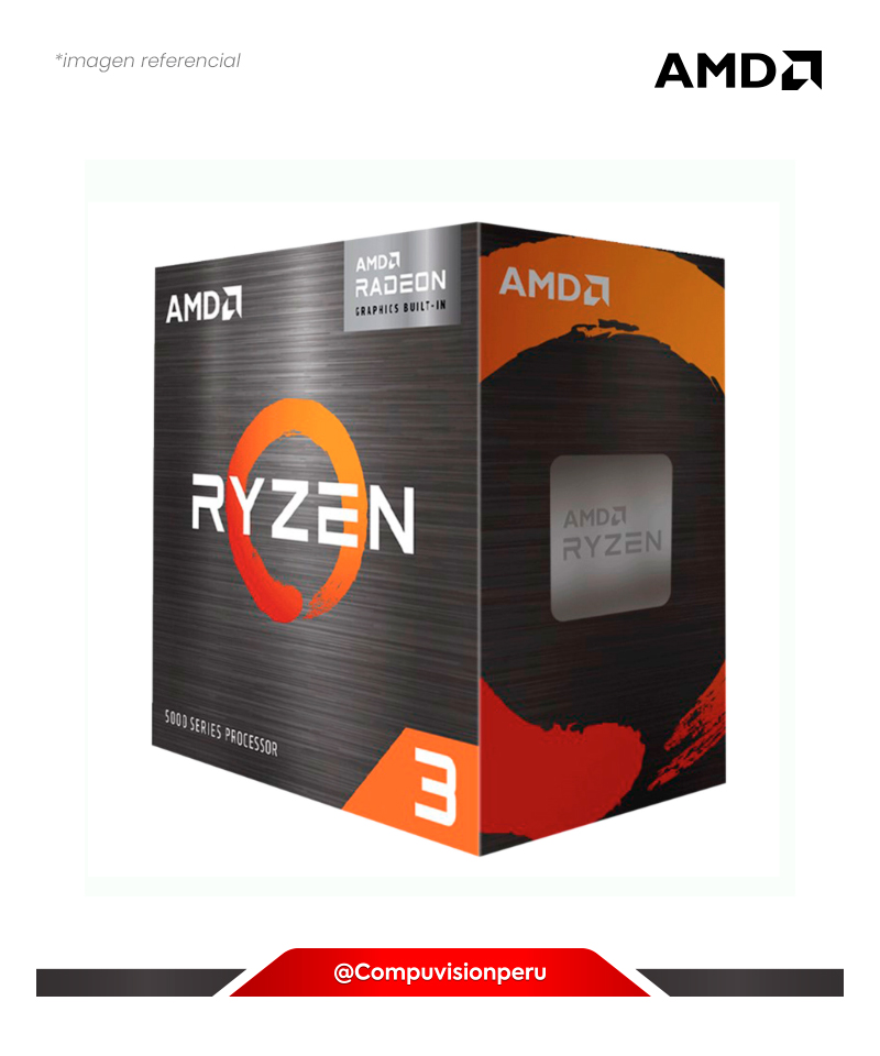 CPU AMD RYZEN 3 5300G 4GHZ 4N 8TH AM4 AMD RADEON TURBO CORE 4.2GHZ