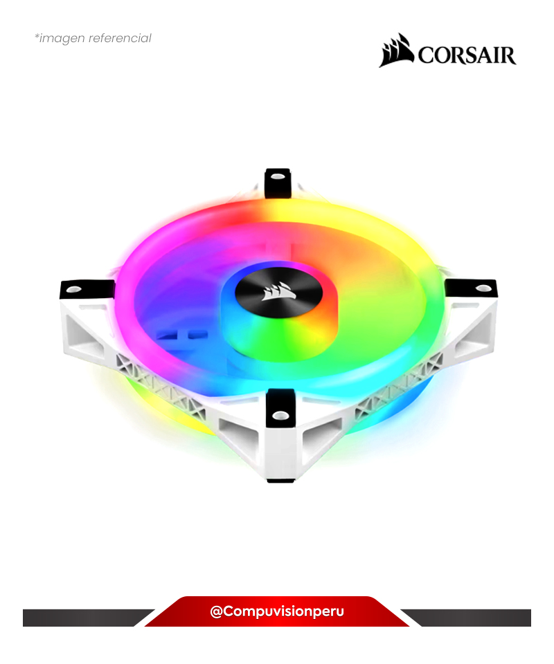 COOLER DE CASE CORSAIR ICUE QL120 RGB WHITE 1*120MM CO-9050103-WW