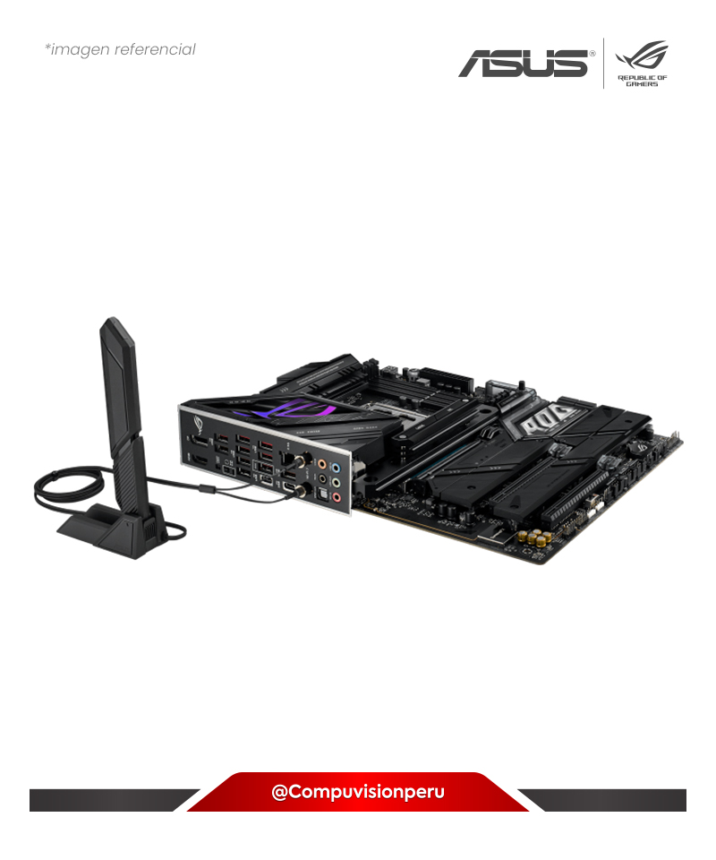 PLACA ASUS ROG STRIX Z790-E GAMING WIFI II 6E LGA 1700 INTEL Z790 DDR5 BLUETOOTH THUNDERBOLT 4 M.2 PCIE2.0 USB 3.2 ATX