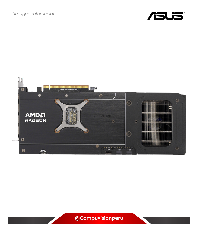 VIDEO ASUS PRIME RADEON RX 9070 OC EDITION 16GB GDDR6 HDMI DP SP 3584 256-BIT RGB PRIME-RX9070-O16G