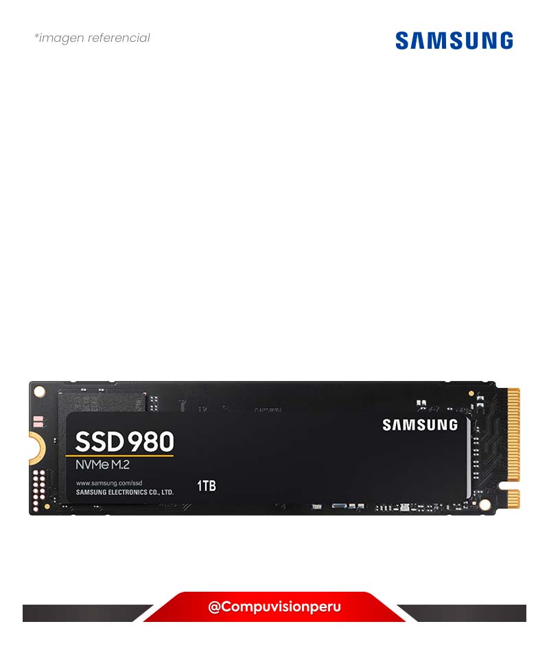 DISCO SOLIDO SSD 1TB SAMSUNG 980 M.2 2280 PCI-EXPRESS 3.0 X4 NVME 1.4 V-NAND MZ-V8V1T0 BLISTER