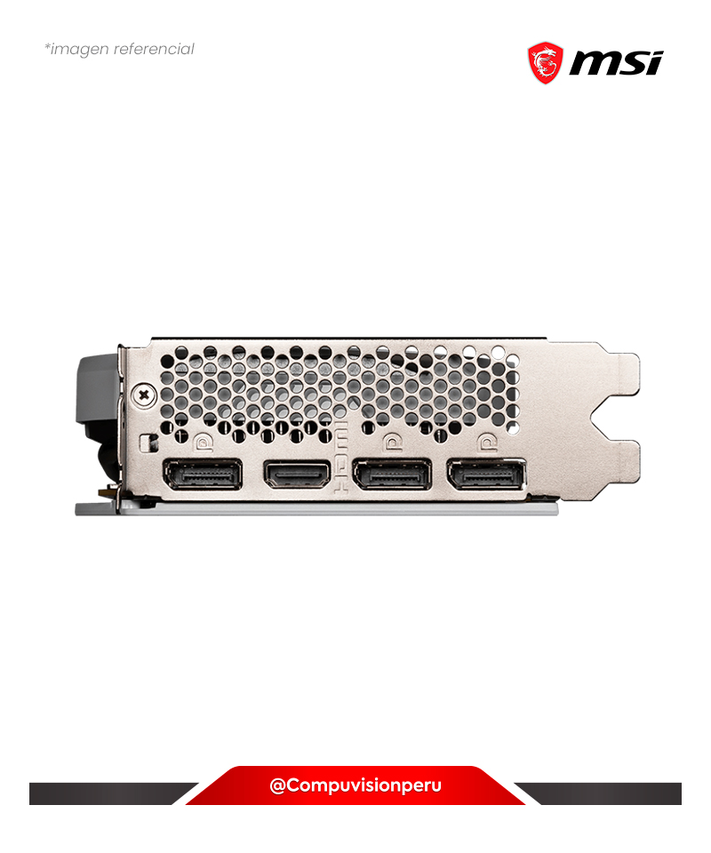 VIDEO MSI GEFORCE RTX 4060 VENTUS 2X WHITE 8G OC 8GB GDDR6 CUDA 3072 128-BIT HDMI DP